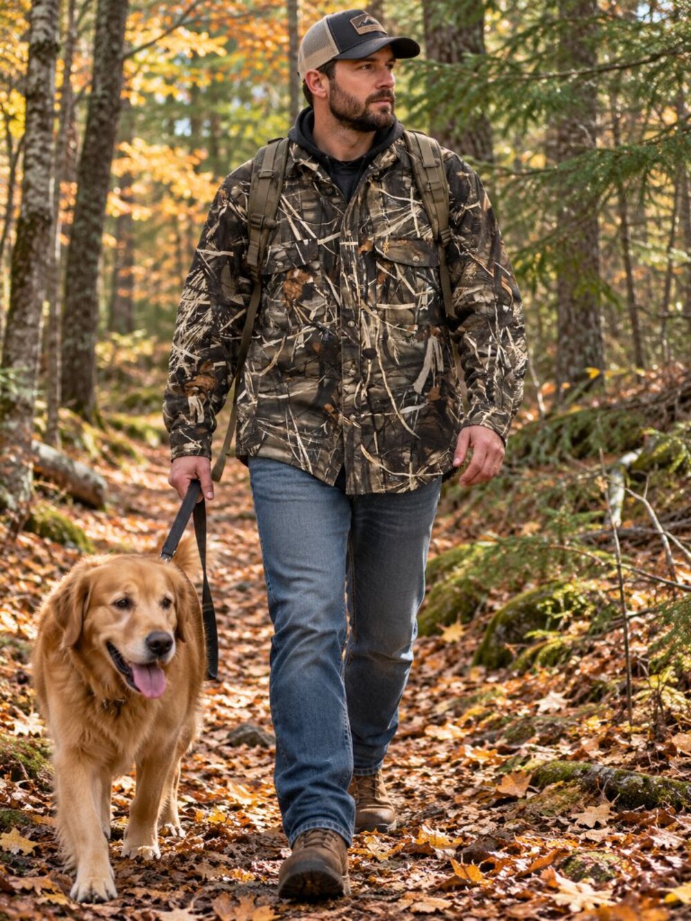 Mens Browning Camouflage Field Jacket - MEDIUM